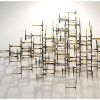 Abstract Metal Sculpture Wall Art (Photo 3 of 15)
