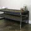 Reclaimed Wood and Metal Tv Stands (Photo 14 of 20)