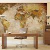 Vintage World Map Wall Art (Photo 14 of 20)