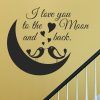 I Love You to the Moon and Back Wall Art (Photo 14 of 20)