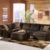 2Pc Luxurious and Plush Corduroy Sectional Sofas Brown (Photo 11 of 15)