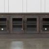 Wood Corner Storage Console Tv Stands for Tvs Up to 55" White (Photo 2 of 15)