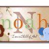 Baby Names Canvas Wall Art (Photo 8 of 15)