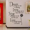 Dance Quotes Canvas Wall Art (Photo 1 of 15)