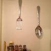 Large Spoon and Fork Wall Art (Photo 1 of 20)