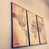 Canvas Map Wall Art (Photo 19 of 20)