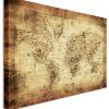 Vintage Map Wall Art (Photo 7 of 20)