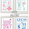 Personalized Nursery Canvas Wall Art (Photo 1 of 15)