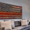 American Flag Fabric Wall Art (Photo 7 of 15)