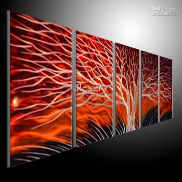 15 Best Inexpensive Abstract Metal Wall Art