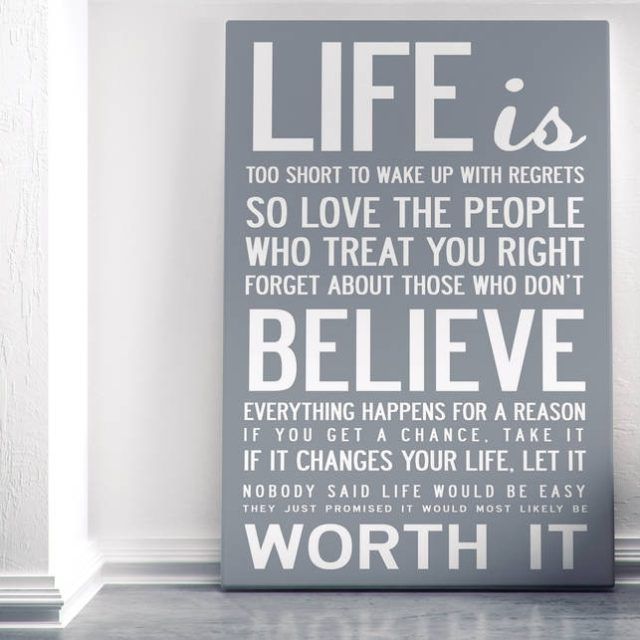  Best 15+ of Large Canvas Wall Art Quotes