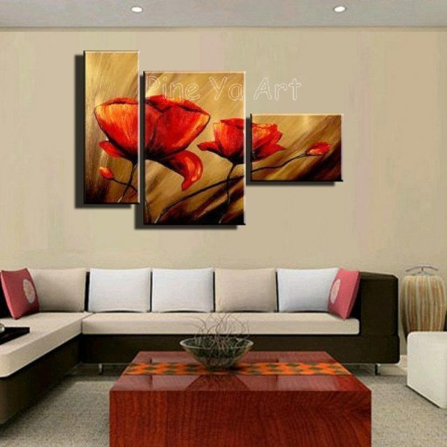 Top 20 of 3 Piece Floral Wall Art
