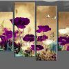 Purple Flowers Canvas Wall Art (Photo 7 of 15)
