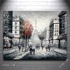 Canvas Wall Art of Paris (Photo 4 of 15)