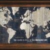 World Map Wall Art Framed (Photo 5 of 20)