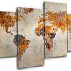 World Map Wall Art Canvas (Photo 7 of 20)
