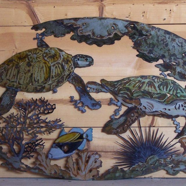 20 The Best Sea Turtle Metal Wall Art