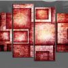 Large Red Canvas Wall Art (Photo 12 of 15)