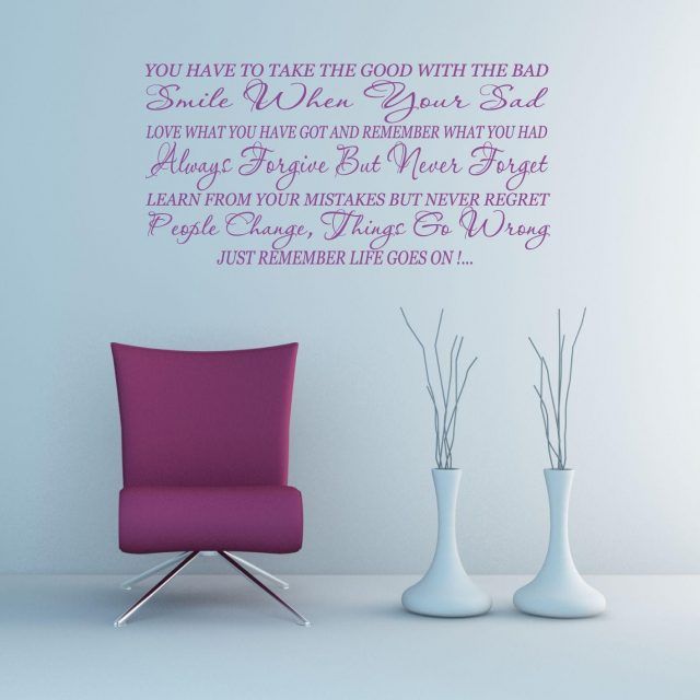 20 Best Collection of Inspirational Sayings Wall Art
