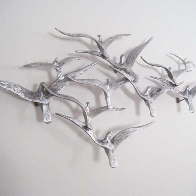  Best 20+ of Flying Birds Metal Wall Art