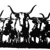 Western Metal Art Silhouettes (Photo 1 of 20)