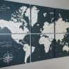Wall Art Map of World (Photo 19 of 25)