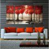 Large Red Canvas Wall Art (Photo 11 of 15)