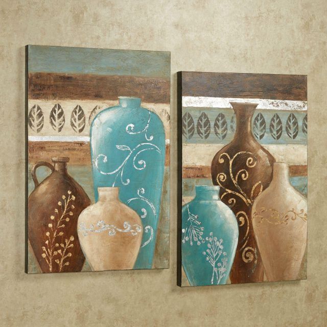 The Best Turquoise and Brown Wall Art