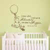 Winnie the Pooh Nursery Quotes Wall Art (Photo 1 of 20)