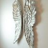 Angel Wings Sculpture Plaque Wall Art (Photo 7 of 20)