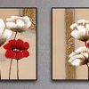 Canvas Wall Art of Flowers (Photo 7 of 15)