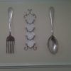Large Spoon and Fork Wall Art (Photo 8 of 20)