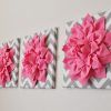 Pink and White Wall Art (Photo 9 of 20)