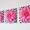 Pink and White Wall Art (Photo 17 of 20)