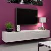 White Wall Mounted Tv Stands (Photo 11 of 20)