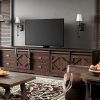 110" Tvs Wood Tv Cabinet With Drawers (Photo 1 of 5)
