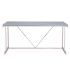 25 Photos Parsons Grey Solid Surface Top & Stainless Steel Base 48x16 Console Tables