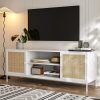 Farmhouse Rattan Tv Stands (Photo 11 of 15)