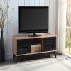 Tv Stands With 2 Doors and 2 Open Shelves (Photo 14 of 15)