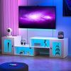 Tv Stands With Led Lights & Power Outlet (Photo 3 of 15)