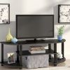 Black Corner Tv Stands for Tvs Up to 60 (Photo 7 of 25)