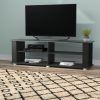 King Upright Cantilever Tv Stand With Bracket Black Glass Shelves for Fashionable Upright Tv Stands (Photo 7415 of 7825)