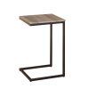 Mix Leather Imprint Metal Frame Console Tables (Photo 4 of 25)