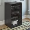 Space Saving Black Tall Tv Stands With Glass Base (Photo 7 of 15)