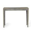 Faux Shagreen Console Tables (Photo 6 of 25)