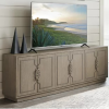 Modern Tv Stands in Oak Wood and Black Accents With Storage Doors (Photo 5 of 15)