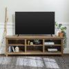 Woven Paths Open Storage Tv Stands With Multiple Finishes (Photo 2 of 15)