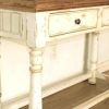 Antique White Distressed Console Tables (Photo 20 of 25)