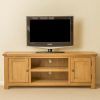 Bromley Extra Wide Oak Tv Stands (Photo 6 of 15)