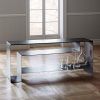 Gunmetal Media Console Tables (Photo 3 of 25)